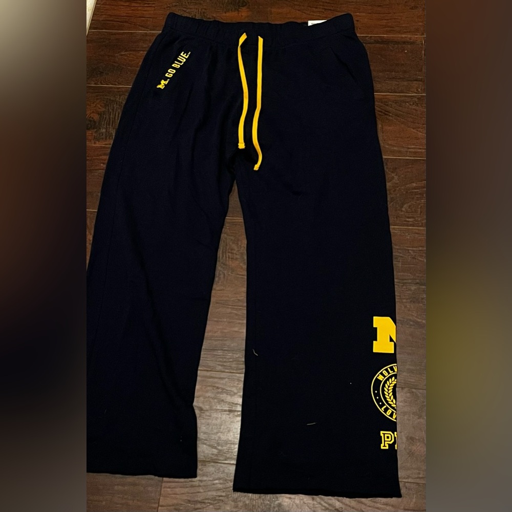 Pink Michigan sweatpants